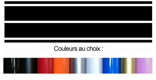 Bande toit capot 110cm pour - toit,