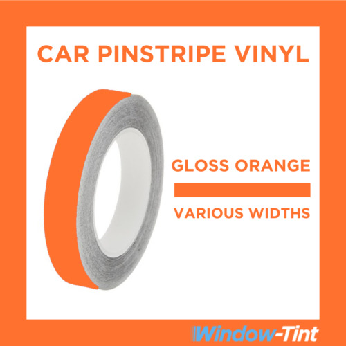 Orange gloss pin stripe - gloss, ruban