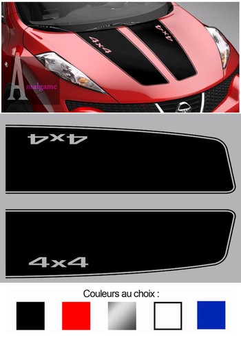 Bandes capot racing - capot, suv