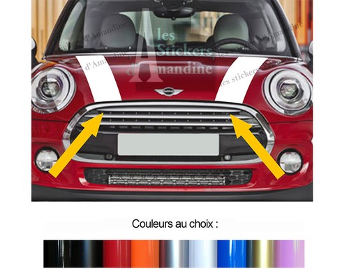 Bandes capot pour mini - x,