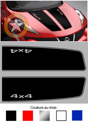 Bandes capot racing - racing, suv