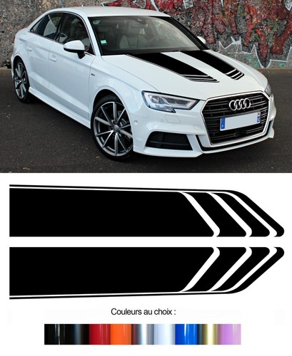 Bandes capot pour audi a4 - bandes,